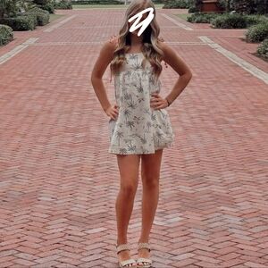 Koch Palm Print Mini Dress - XS